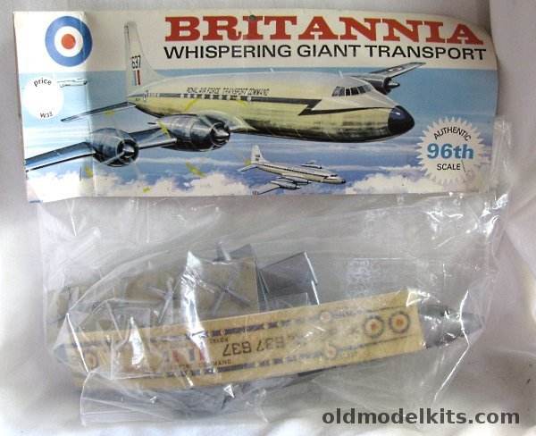 Frog 1/96 Bristol Britannia 'Whispering Giant' Airliner - Bagged, W33 plastic model kit